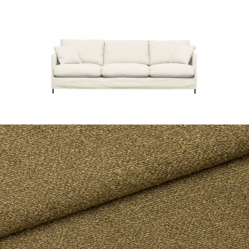 Klädsel till soffa Furninova Petito 4 sits Tyg Angola bouclé