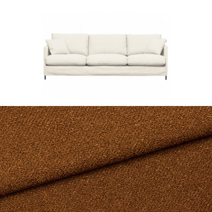 Klädsel till soffa Furninova Petito 4 sits Tyg Angola bouclé