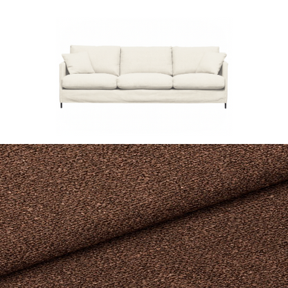 Klädsel till soffa Furninova Petito 4 sits Tyg Angola bouclé