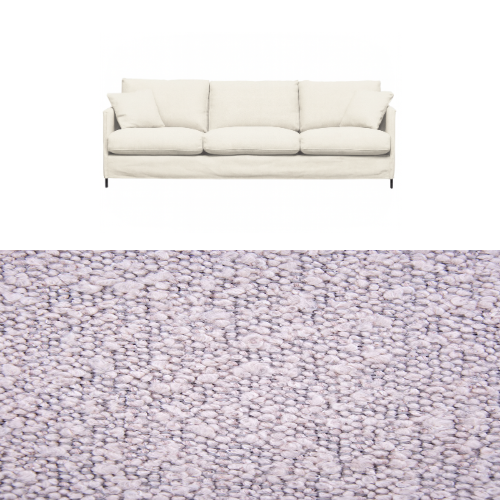 Klädsel till soffa Furninova Petito 4 sits Tyg Ascot bouclé