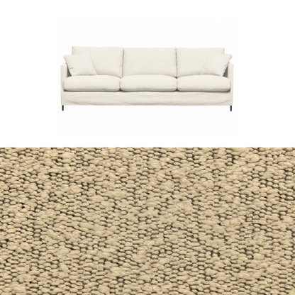 Klädsel till soffa Furninova Petito 4 sits Tyg Ascot bouclé