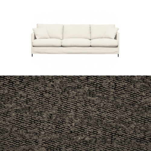 Klädsel till soffa Furninova Petito 4 sits Tyg Ascot bouclé