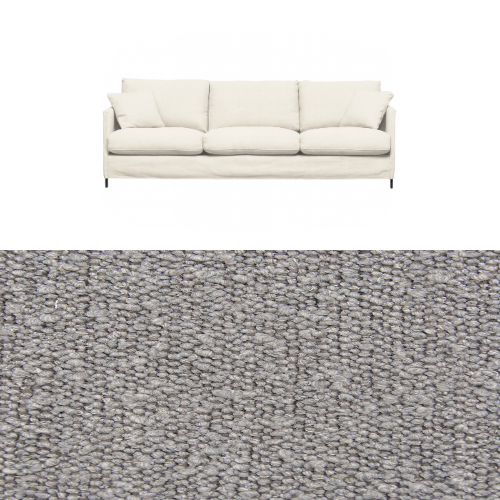 Klädsel till soffa Furninova Petito 4 sits Tyg Ascot bouclé