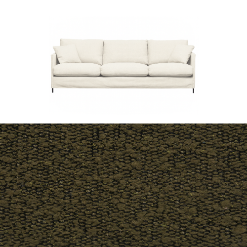 Klädsel till soffa Furninova Petito 4 sits Tyg Ascot bouclé