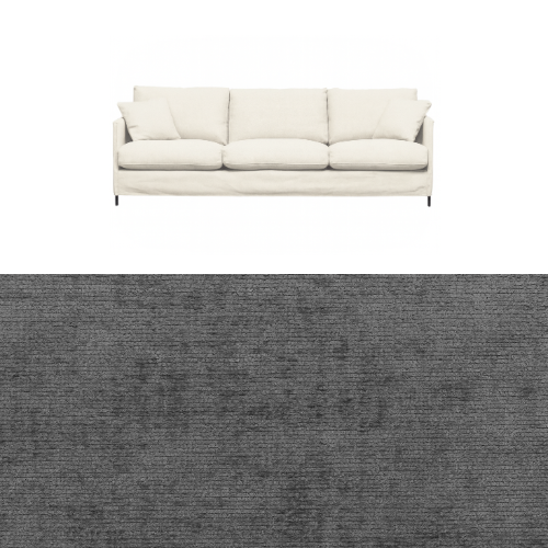 Klädsel till soffa Furninova Petito 4 sits Tyg Belfast