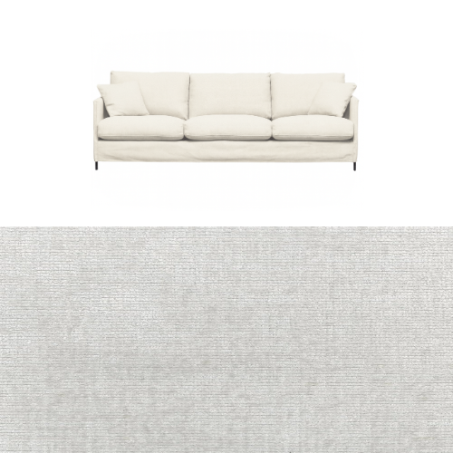 Klädsel till soffa Furninova Petito 4 sits Tyg Belfast