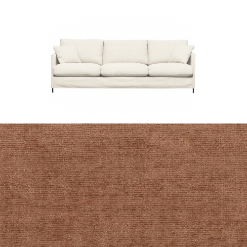 Klädsel till soffa Furninova Petito 4 sits Tyg Belfast