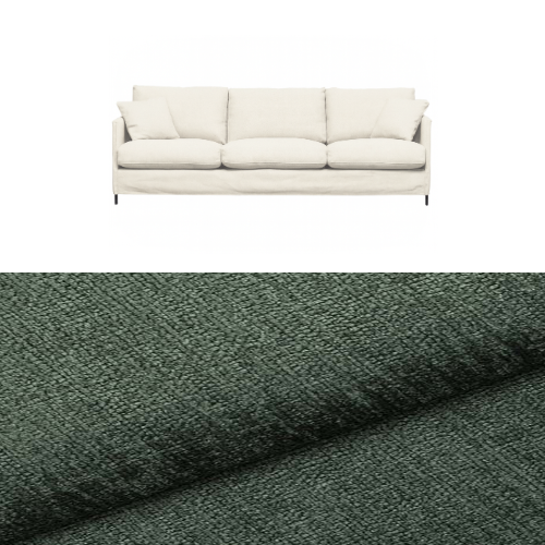 Klädsel till soffa Furninova Petito 4 sits Tyg Lemma Chenille