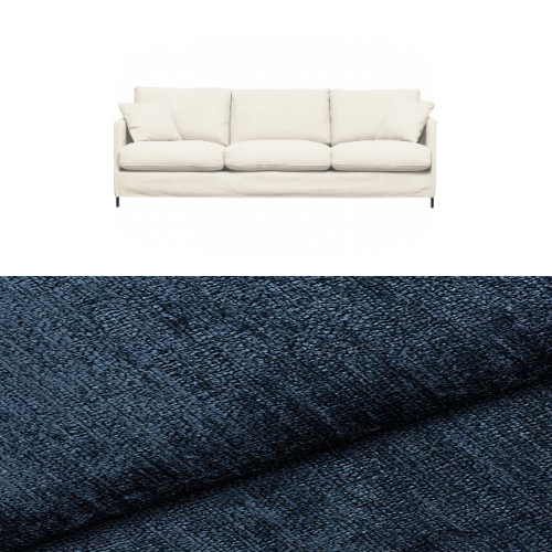 Klädsel till soffa Furninova Petito 4 sits Tyg Lemma Chenille