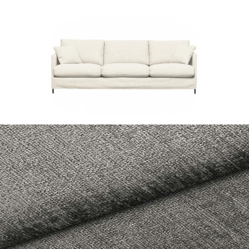 Klädsel till soffa Furninova Petito 4 sits Tyg Lemma Chenille