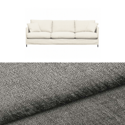 Klädsel till soffa Furninova Petito 4 sits Tyg Lemma Chenille