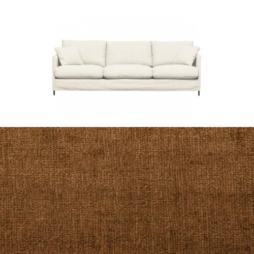 Klädsel till soffa Furninova Petito 4 sits Tyg Lemma Chenille