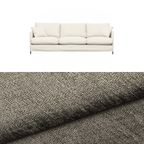 Klädsel till soffa Furninova Petito 4 sits Tyg Lemma Chenille