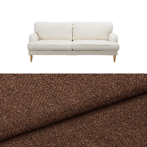 Klädsel till soffa Ikea Stocksund Tyg Angola bouclé