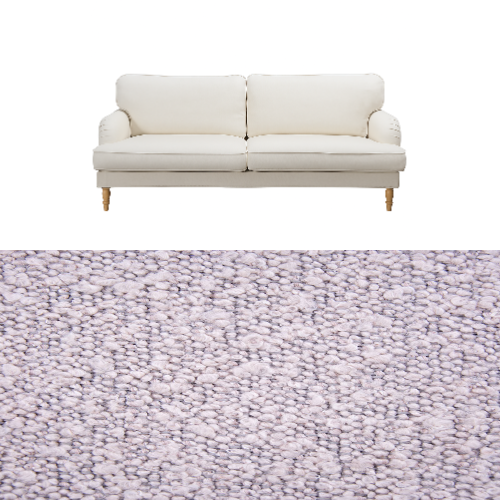 Klädsel till soffa Ikea Stocksund Tyg Ascot bouclé