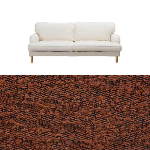 Klädsel till soffa Ikea Stocksund Tyg Ascot bouclé