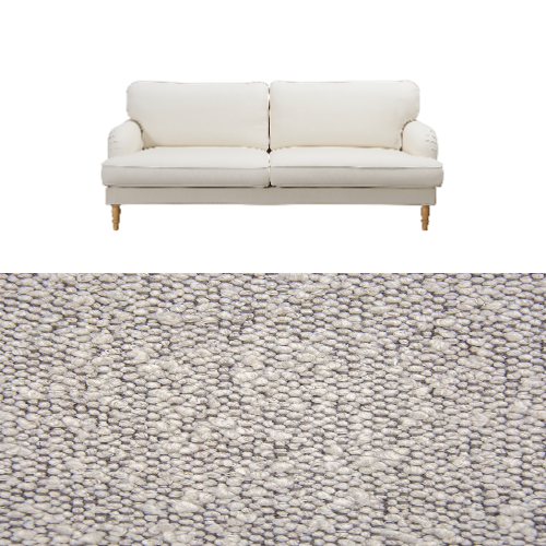 Klädsel till soffa Ikea Stocksund Tyg Ascot bouclé