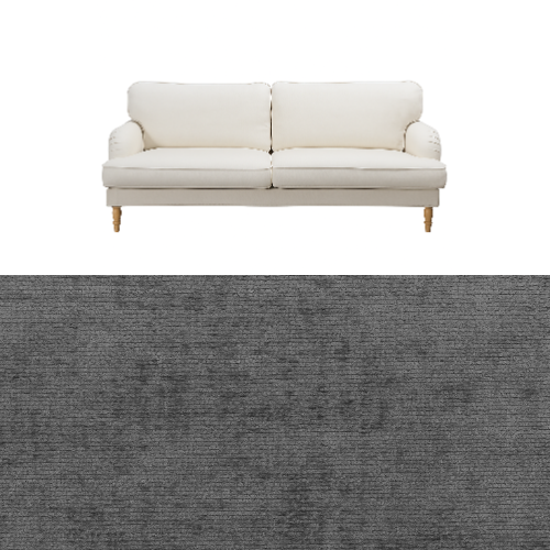 Klädsel till soffa Ikea Stocksund Tyg Belfast