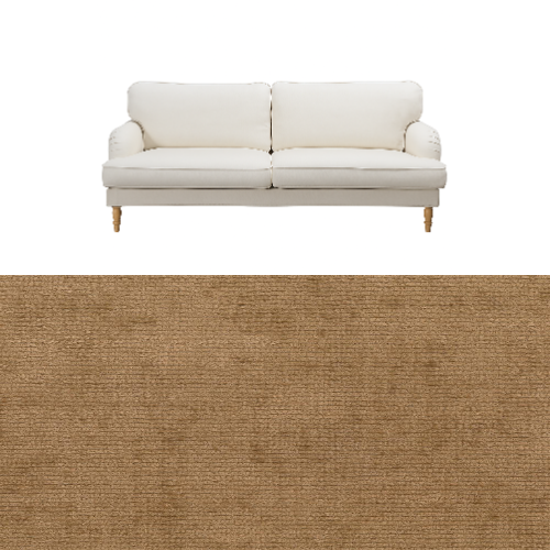 Klädsel till soffa Ikea Stocksund Tyg Belfast