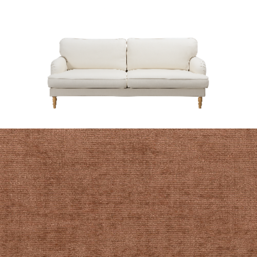 Klädsel till soffa Ikea Stocksund Tyg Belfast