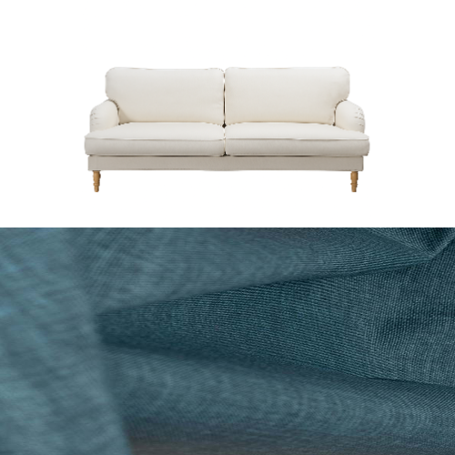 Klädsel till soffa Ikea Stocksund Tyg Lido