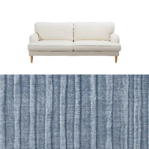 Klädsel till soffa Ikea Stocksund Tyg Vamos