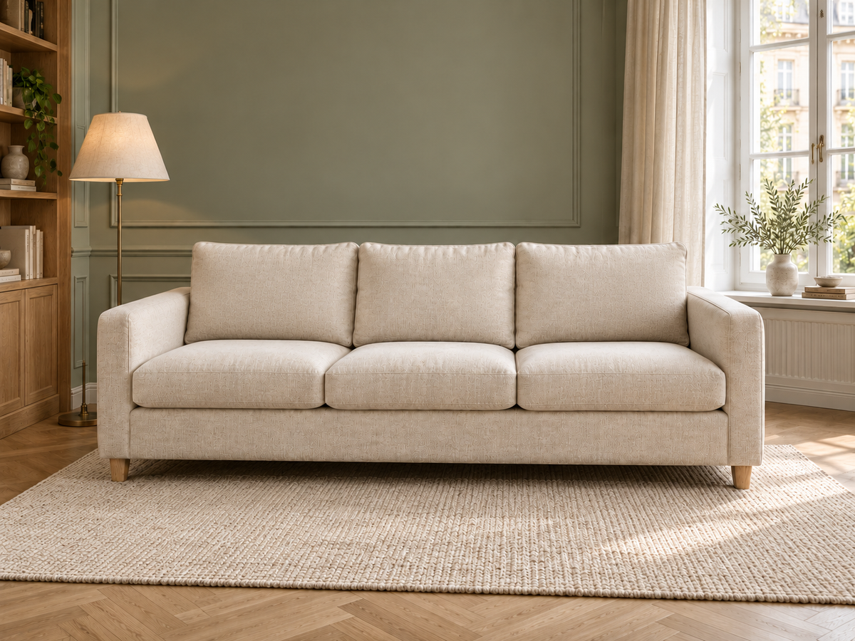 Soffa med ny klädsel