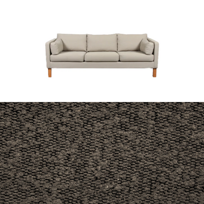 Klädsel till soffa Samsö 3-sits Tyg Ascot bouclé