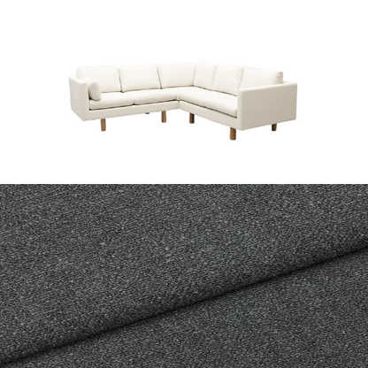 Klädsel till soffa Samsö hörnsoffa 5 sits Tyg Angola bouclé
