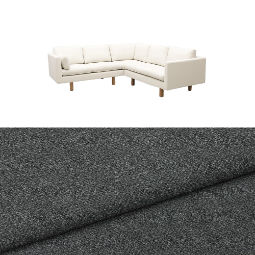Klädsel till soffa Samsö hörnsoffa 5 sits Tyg Angola bouclé