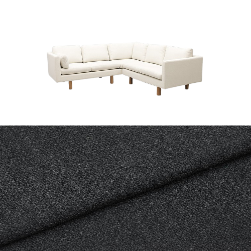 Klädsel till soffa Samsö hörnsoffa 5 sits Tyg Angola bouclé