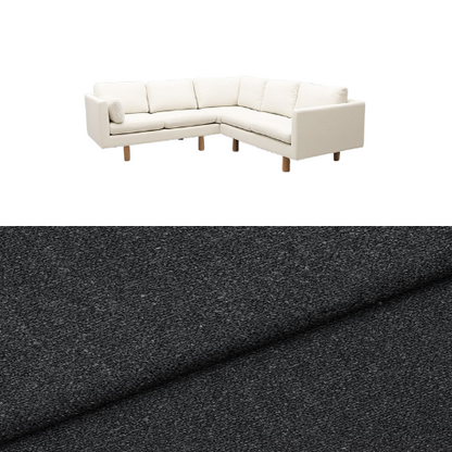 Klädsel till soffa Samsö hörnsoffa 5 sits Tyg Angola bouclé