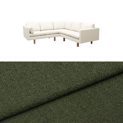 Klädsel till soffa Samsö hörnsoffa 5 sits Tyg Angola bouclé