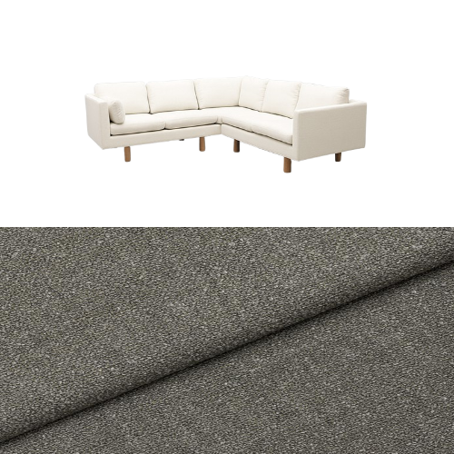 Klädsel till soffa Samsö hörnsoffa 5 sits Tyg Angola bouclé
