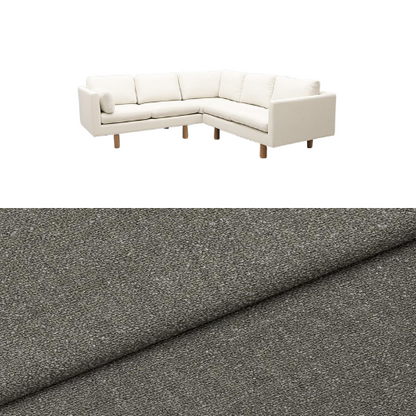Klädsel till soffa Samsö hörnsoffa 5 sits Tyg Angola bouclé