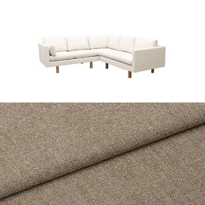 Klädsel till soffa Samsö hörnsoffa 5 sits Tyg Angola bouclé