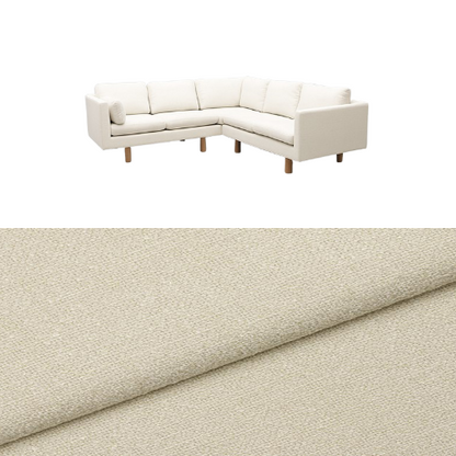 Klädsel till soffa Samsö hörnsoffa 5 sits Tyg Angola bouclé