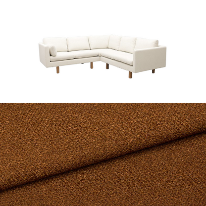 Klädsel till soffa Samsö hörnsoffa 5 sits Tyg Angola bouclé