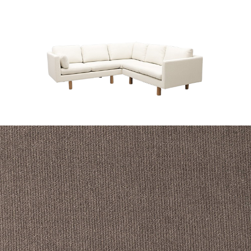 Klädsel till soffa Samsö hörnsoffa 5 sits Tyg Apollo