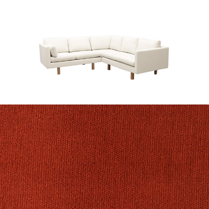 Klädsel till soffa Samsö hörnsoffa 5 sits Tyg Apollo