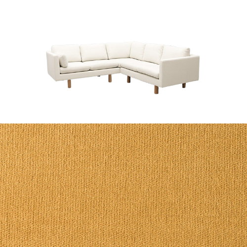 Klädsel till soffa Samsö hörnsoffa 5 sits Tyg Apollo