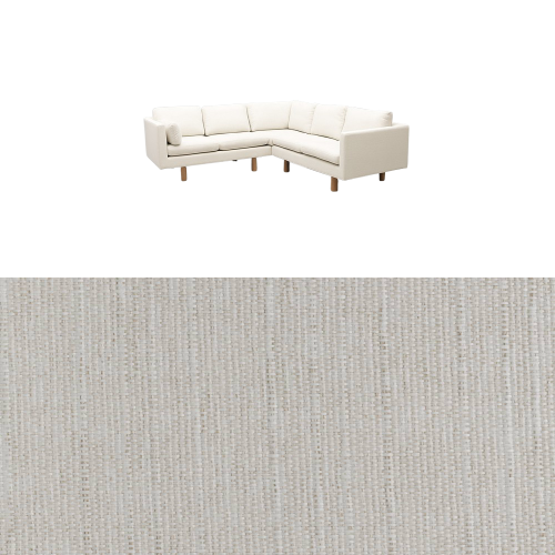 Klädsel till soffa Samsö hörnsoffa 5 sits Tyg Babel