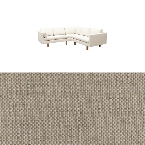 Klädsel till soffa Samsö hörnsoffa 5 sits Tyg Babel