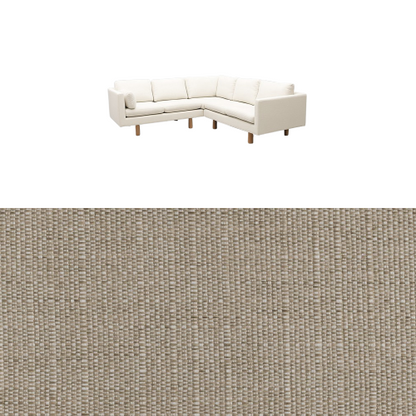 Klädsel till soffa Samsö hörnsoffa 5 sits Tyg Babel