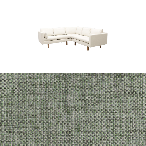 Klädsel till soffa Samsö hörnsoffa 5 sits Tyg Babel