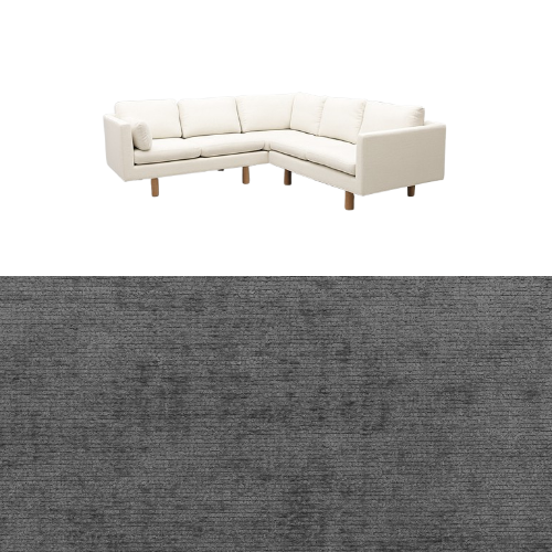 Klädsel till soffa Samsö hörnsoffa 5 sits Tyg Belfast