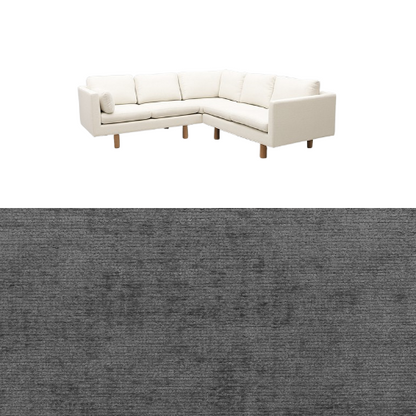 Klädsel till soffa Samsö hörnsoffa 5 sits Tyg Belfast