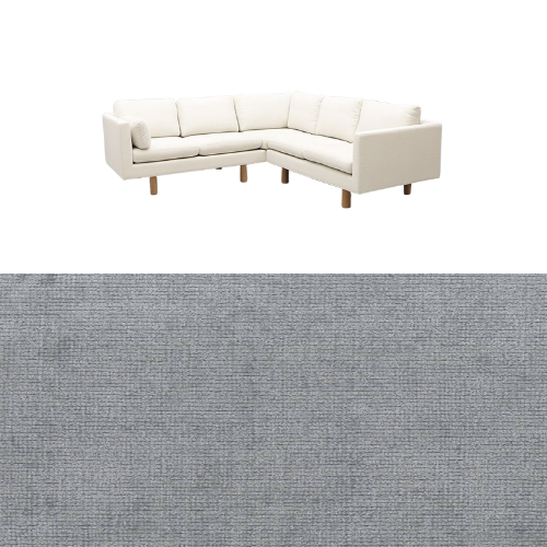 Klädsel till soffa Samsö hörnsoffa 5 sits Tyg Belfast