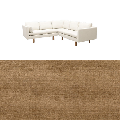 Klädsel till soffa Samsö hörnsoffa 5 sits Tyg Belfast