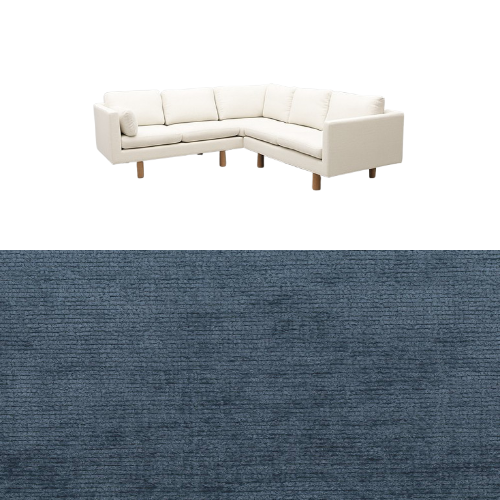 Klädsel till soffa Samsö hörnsoffa 5 sits Tyg Belfast